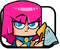 CR Emote Archer cleaning arrowhead.png